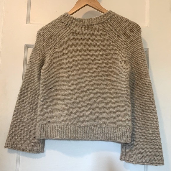 Madewell Flecked Wide-Sleeve Pullover Sweater - Picture 15 of 16